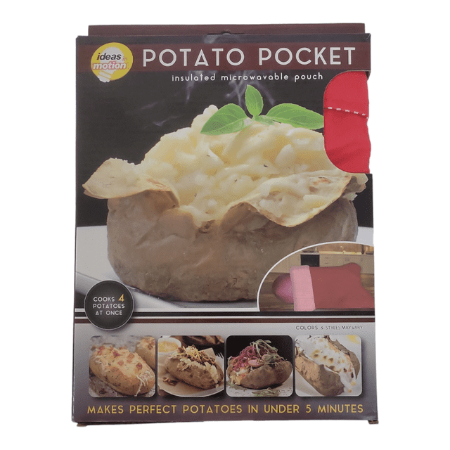 Potato Pocket Microwave Potato And Vegetable Cooker Reusable Machine Washable As Seen On Tv (1)