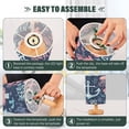 thumbnail image 3 of Yayeee Table Lamp for Bedroom Nightstand LED Portable Bedside Warm Light, Light Blue Anchor, 3 of 7