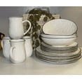 thumbnail image 2 of Red Vanilla Hudson Valley 16 Piece Porcelain Dinnerware Set, 2 of 9