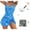 Blue cashews, variant on One Piece Swimdress Swimsuits for Women Tummy Control Swim Dresses Skirt Bathing Suit