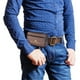 thumbnail image 4 of Bolsa Riñonera de lona para hombre riñonera informal de negocios para teléfono riñonera de viaje con cremallera JShteea Para Estrenar, 4 of 7