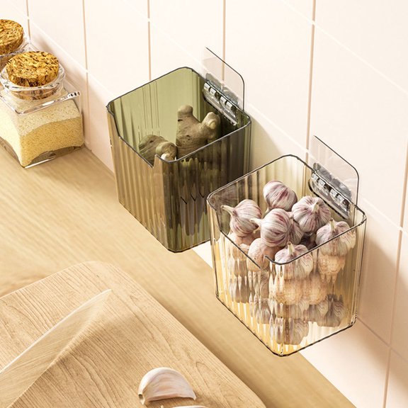 ETEREAUTY 2-Pack Assorted -Mounted Storage Boxes for Bathroom and Kitchen Organization and Decluttering