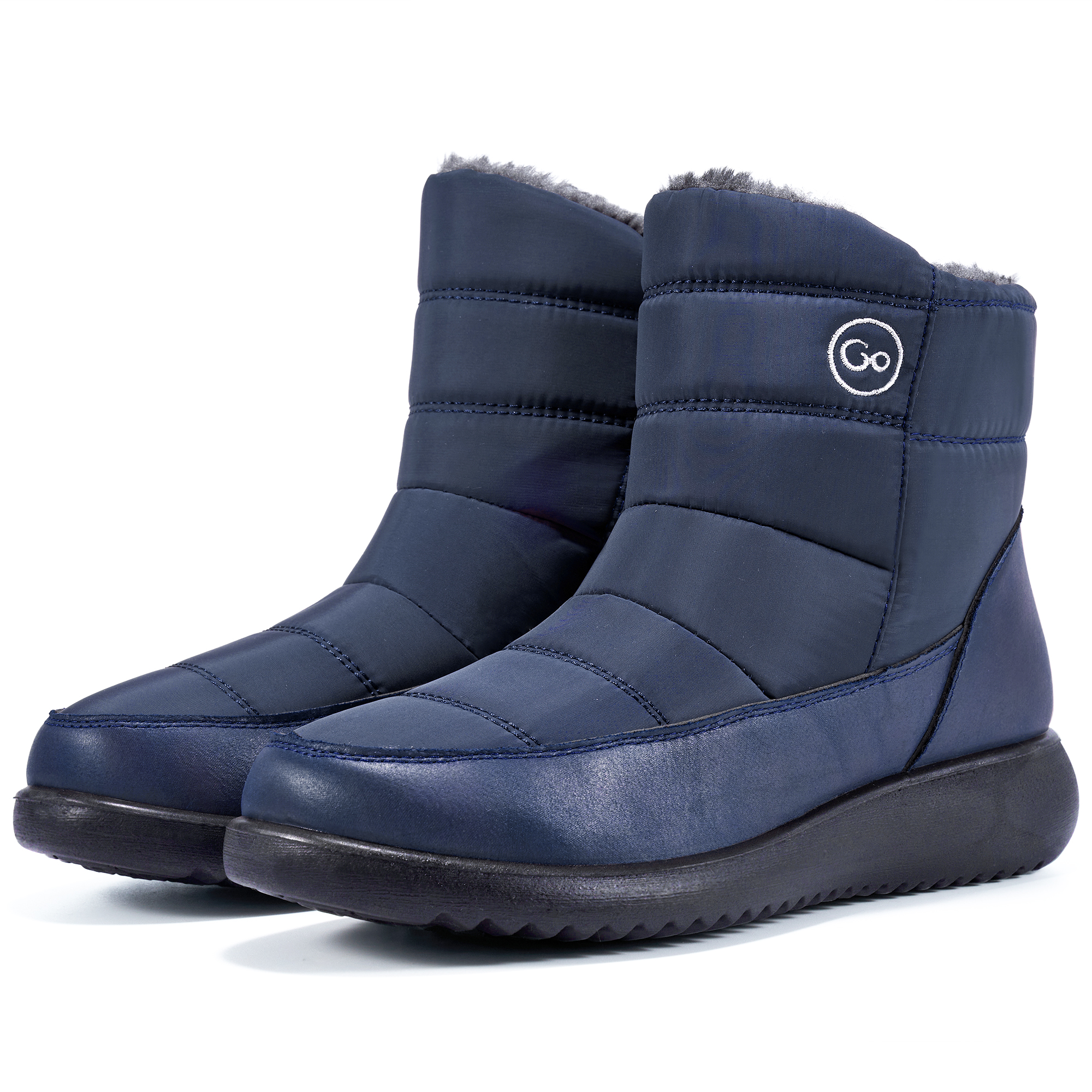 Womens Snow Boots Waterproof Booties Keep Warm Mid Calf Boots for Women