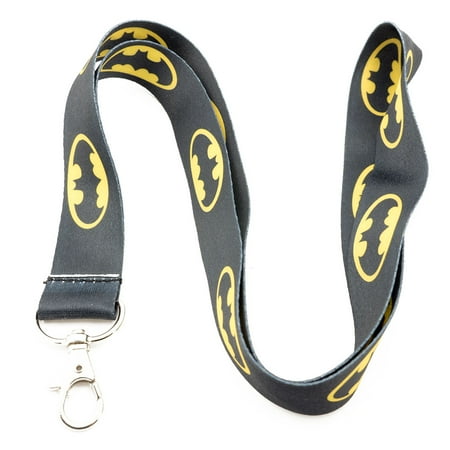 Helmet Logo Keychain - Batman Logo Lanyard Keychain ~Super Hero~