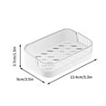 thumbnail image 3 of Wzzjkit Kitchen Rack, 3.3*3.5inch No Punch, Acrylic Plastic Dish, Soap, Sponge, Toiletry Container, Bathroom, Kitchen Accessories, Space Saving Shower Soap, Kitchen Racks and Shelves, 3 of 9