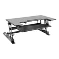 thumbnail image 3 of Eaton Tripp Lite Series WorkWise Height-Adjustable Sit-Stand Desktop Workstation - Standing desk converter - rectangular with contoured side - black - black base, 3 of 14