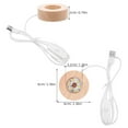 thumbnail image 2 of Homoyoyo Night Light Base Display Stand Crystal Balls Base Warm Light 1Pcs, 2 of 8
