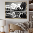 thumbnail image 1 of Designart Farm framed wall art decor, Farm framed wall Art, Reflecting on Rural Life at the Farmhouse , Extra large Country Gold framed wall art, 20x12 inches Gold Frame, 1 of 5