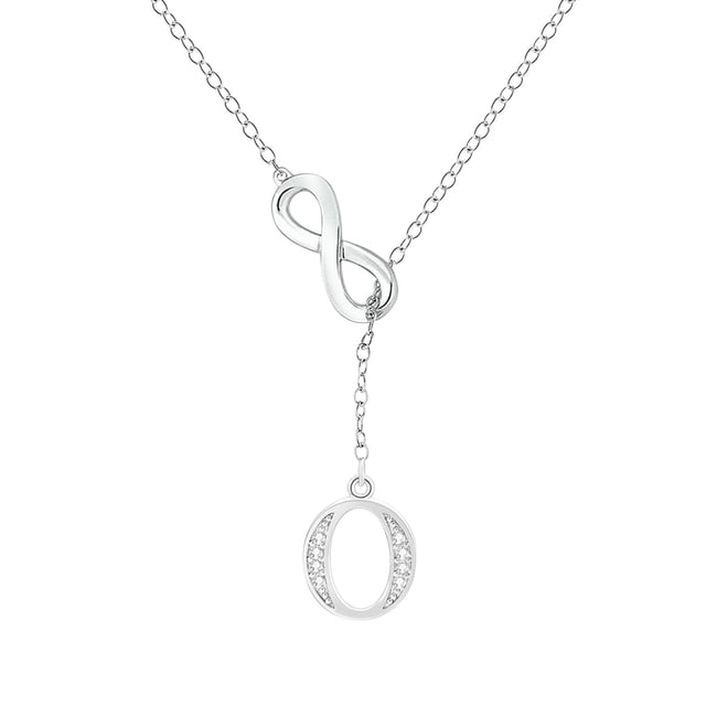 Kcodviy Collier en Argent à Pampilles en Forme de 8, Lot de Colliers avec Initiale pour Femmes, Collier pour Sœur, Colliers en Argent pour Femmes, Collier Statement, A Z 26, Colliers avec Initiales Alphabet pour Ados, Bijoux