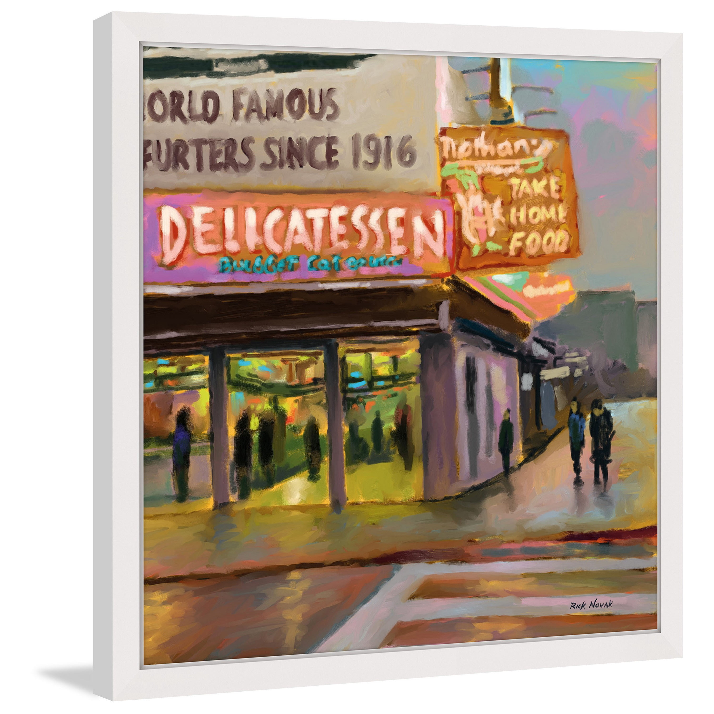 "Deli" Framed Painting Print