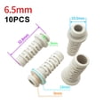 thumbnail image 1 of 10pc PVC cable gland connector rubber boot protector sleeve mobile phone charger 6.5MM-white, 1 of 4