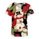 thumbnail image 5 of Pntutb, blusas con cuello en V y manga corta a la moda para mujer, blusa de bolsillo con estampado de uniforme de trabajo, tops Pntutb Pntutb-4252, 5 of 5