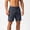 (Casual 24)Dark Gray, variant on Mens Big & Tall Shorts Solid Color Breeches Summer Casual Fashion Zipper Pocket Running Bandage Elastic Waist Short Pants Plus Size
