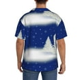 thumbnail image 3 of Kdxio Men'S Hawaiian Shirt For Men Short Sleeve Shirt Christmas Fir Tree Summer Casual Holiday Beach Button Down T-Shirts, 3 of 5