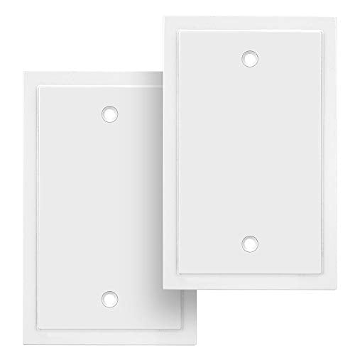 Modern Edge Decorative Wall Plate Switch Plate Outlet Cover, Durable