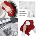 thumbnail image 5 of Winter Christmas Retro Red Pattern Kitchen Towel Absorbent Dish Cloth Tableware Towel for Kitchen Household Cleaning Tool, 5 of 6