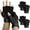 Black, variant on 1 Pairs Director's Showcase Color Guard Gloves Fingerless Colorguard Gloves Adjustable Wrist Strap for Color Guard Flag Pole and Sports