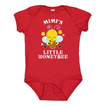 

Inktastic Cute Bee Mimi s Little Honeybee with Stars Gift Baby Boy or Baby Girl Bodysuit