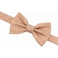 thumbnail image 4 of OCIA Mens Pre-tied Solid Bowtie Adjustable Formal Tuxedo Bow Tie for Wedding Party, 4 of 5