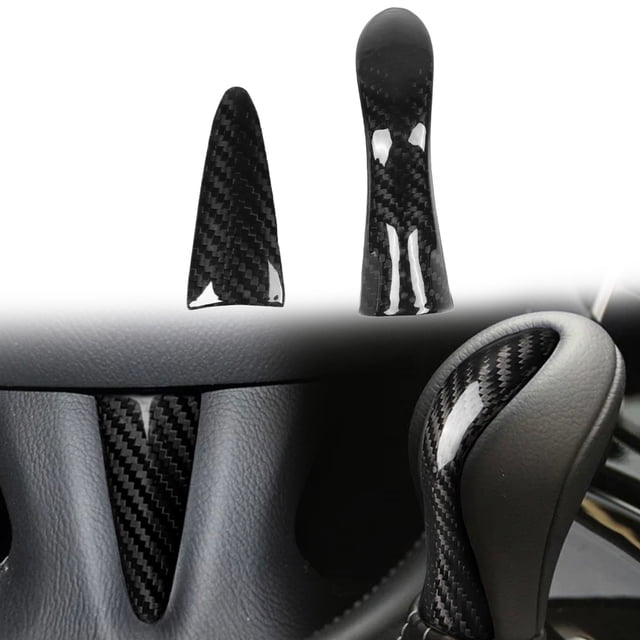 Cubierta del Volante, Maya Decorativa de Cambio de Brillo Fibra de Carbono Anti -fibra Ligera para Automóvil