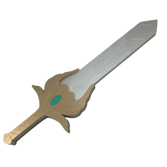 Petite Size She-Ra Sword | Princesses of Power inspired Costume Prop | 17" Wooden Toy Sword | Sword of Protection