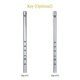 thumbnail image 4 of Irish Whistle Traditional Tin Penny Whistle 6 Holes Flute Wind Music Instrument For Beginners Intermediates & Experts- Key Of C-SaoZ, 4 of 5