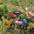 thumbnail image 3 of Artículos En Liquidación Xihbxyly 24 Piezas de Adornos En Mariposas y Colores de Jardines En Palitos, 3 of 7