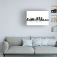 thumbnail image 3 of Marlene Watson 'Tampa Florida Skyline BG 1' Canvas Art, 3 of 3