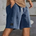thumbnail image 2 of QHFBli Mens Shorts Casual Summer Beach Shorts Cargo Short Loose Fit with Side Pockets for Vacation, 2 of 5