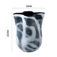 thumbnail image 3 of Xanthippe Irregular Hand-blown Colored Glaze Vase；Table Vase；Wide-mouth Vase；Modern Sculptural Vase, 3 of 10