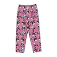 thumbnail image 4 of Xecao Colorful Cute French Bulldog Women's Straight Lounge Pajama Pants: The Epitome of Relaxed Sleepwear, 4 of 9