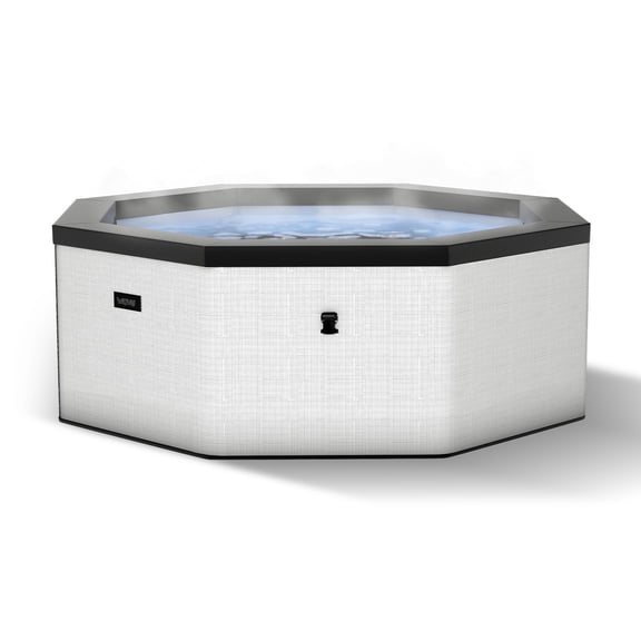 Wave Como | 6-Person Eco Foam Hot Tub | Integrated Heater | Pebble White