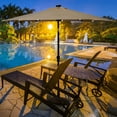 thumbnail image 1 of 9FT Patio Solar Umbrella LED Patio Market Steel Tilt W/ Crank Outdoor, 1 of 6