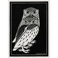 thumbnail image 2 of De Graag, Julie 11x14 Black Ornate Wood Framed with Double Matting Museum Art Print Titled - Two owls, 2 of 4