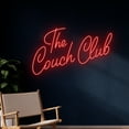thumbnail image 2 of Handmadetneonsign Custom The Couch Club Neon Sign, Custom Quote LED Light, Name Neon Light, 2 of 5
