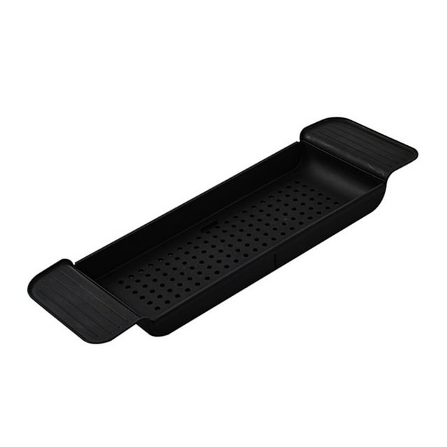 Bathtub Tray, Bath Caddy Tub Table Convenient Practical For Hotel White,Black