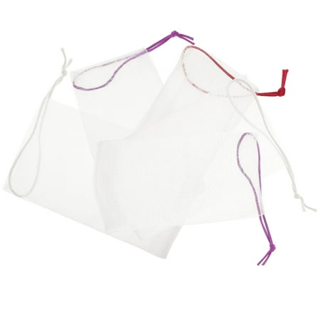 

Lixi 5pcs Exfoliating Mesh Soap Saver Pouch Bubble Net Handmade Soap Mesh Bag Body Facial Cleaning Tool