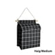thumbnail image 2 of Yuarrent Bolsa de almacenamiento, soportes impermeables para baño, paquete de bolsillos multifunción, colgador de ropa de papel, Juegos de accesorios de baño rejilla negra Talla media, 2 of 6