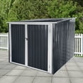 thumbnail image 3 of Sleek Outdoor Steel Bicycle Storage Shed – Accommodates 4 Bikes in a Stylish Grey Finish. Keep Your Bikes Secure and Organized While Elevating Your Outdoor Aesthetic!, 3 of 8