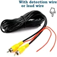 thumbnail image 2 of 33Ft 10M Rca Car Video Cable W/ Detection Wire Extension For Car Reversing Kit, 2 of 5