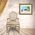 thumbnail image 3 of DeRice, Julie 14x12 Gold Ornate Wood Framed with Double Matting Museum Art Print Titled - Tropical Vacation I, 3 of 4