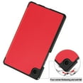 thumbnail image 5 of ELEHOLD Leather Protective Case for Samsung Galaxy Tab A9 2023 Adjustable Kickstand Magnetic Trifold Folio Slim Shockproof Case for Samsung Galaxy Tab A9 8.7 Inch Tablet,Red, 5 of 9