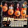 thumbnail image 1 of Youkk 25pcs/set Halloween Stencils For Drawing Pumpkin Faces Various Designs Reusable Apposite Size 1Set, 1 of 6