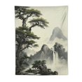 thumbnail image 5 of JEUXUS   Landscape Painting ,Wall Art Black and White for Living Room Bedroom,Chinese traditional Ink Decor,Posters and Prints,, 5 of 7