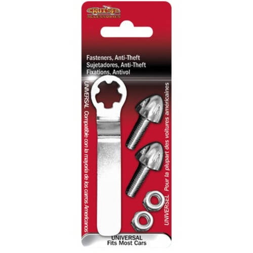 Cruiser Accessories License Plate Frame Fasteners Fasteners Anti-Theft 80733