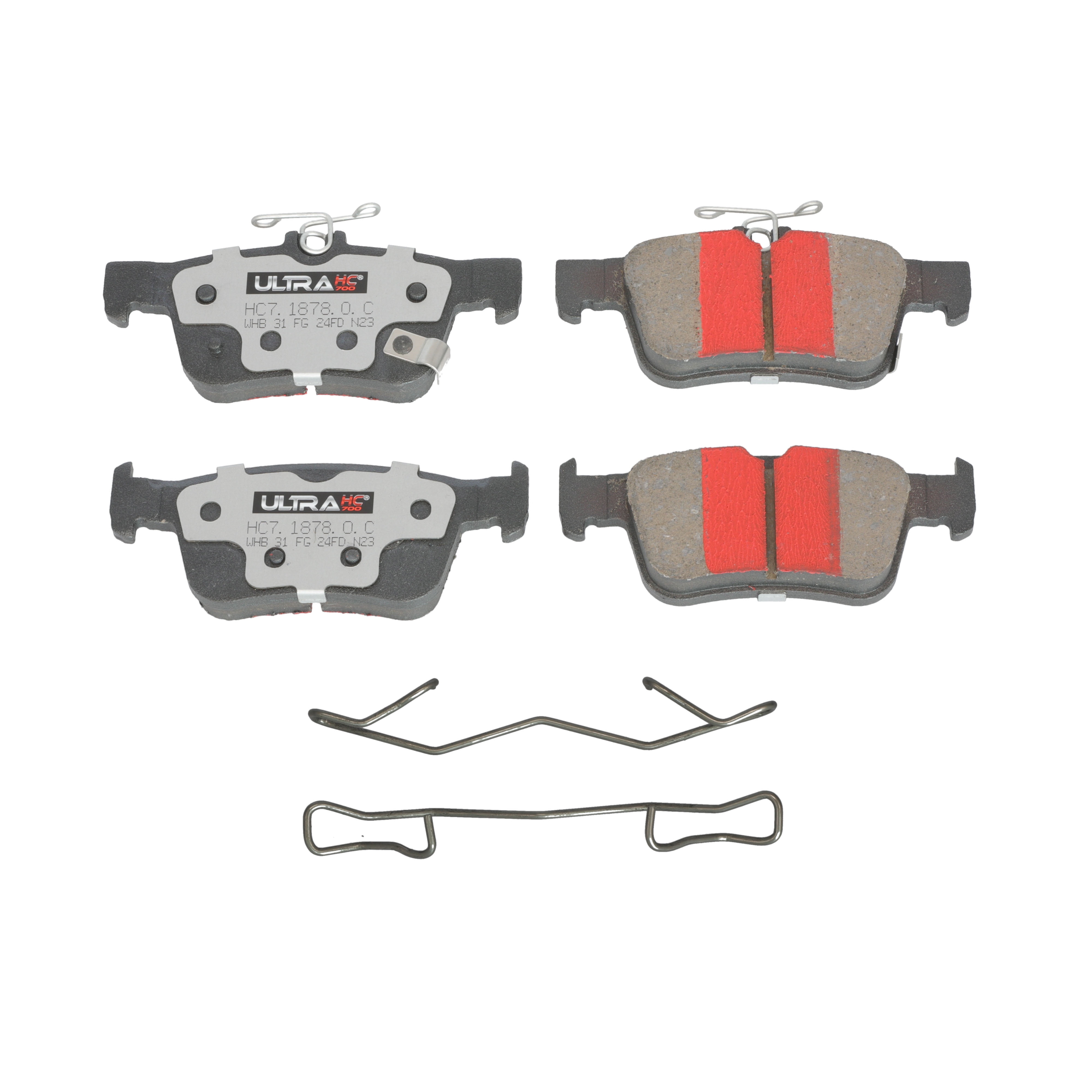 UltraHC 700 Brake Pad Set, Rear HC7.1878.0.C, Honda Accord 2022-2018