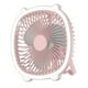 thumbnail image 1 of Ventiladores de escritorio, ventilador de refrigeración de sobremesa o mini ventilador colgante con gancho de escritorio personal Rosa, 1 of 9