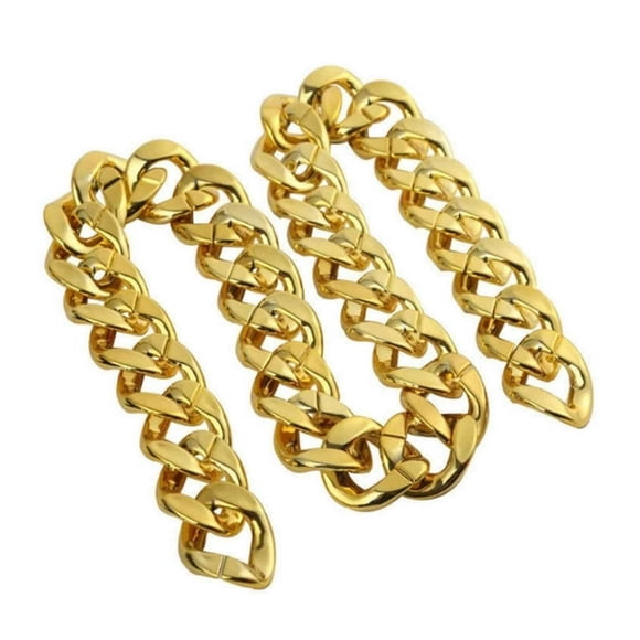 EIGTHTAIL Faux Gold Chain Necklace Hip Hop Thick Large Gold Chain Big Chunky Necklace