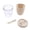 Taupe, variant on Cook with Color Berry Cup with Removable Colander and Fork, BPA-Free and Dishwasher Safe, Sage