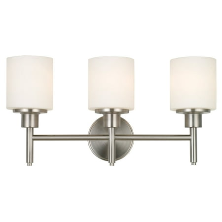 

Design House Aubrey LED Vanity Light in Satin Nickel 3-Light
